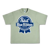 Oil Green pabst blue ribbon Urban Heavy Tee - artisFamous