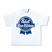 White pabst blue ribbon Urban Heavy Tee - artisFamous