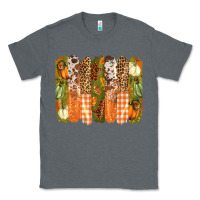 Charcoal Heather fall brushstrokes Classic Tee - BarkalooDesign