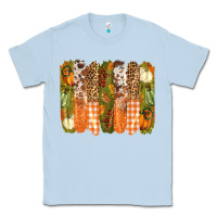Dusty Blue fall brushstrokes Classic Tee - BarkalooDesign