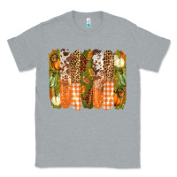 Heather Grey fall brushstrokes Classic Tee - BarkalooDesign