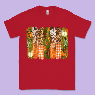 Fall Brushstrokes Classic Tee Designed By Barkaloodesign