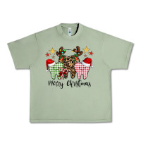 Oil Green merry christmas tooth Urban Heavy Tee - CowhideDigitalArt