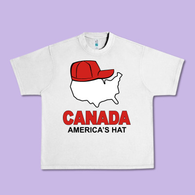 Canada America's Hat Urban Heavy Tee Designed By Artisfamous