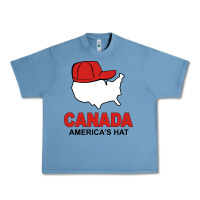 Pebble Blue canada america's hat Urban Heavy Tee - artisFamous