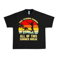Black vintage this teacher earned all of this summer break Urban Heavy Tee - artisFamous