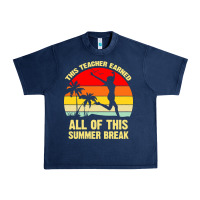 Navy vintage this teacher earned all of this summer break Urban Heavy Tee - artisFamous