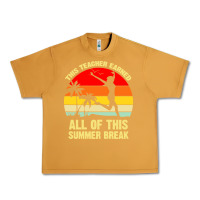 Peanut Butter vintage this teacher earned all of this summer break Urban Heavy Tee - artisFamous