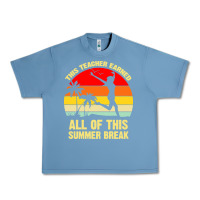 Pebble Blue vintage this teacher earned all of this summer break Urban Heavy Tee - artisFamous