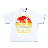 White vintage this teacher earned all of this summer break Urban Heavy Tee - artisFamous