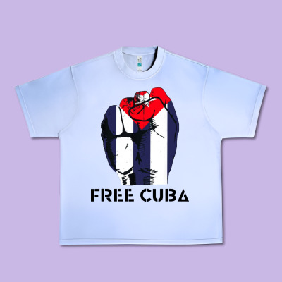Free Cuba Urban Heavy Tee Designed By Artisfamous