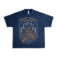 Navy dirt bike 1a Urban Heavy Tee - artisFamous