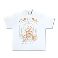 White dirt bike 1a Urban Heavy Tee - artisFamous