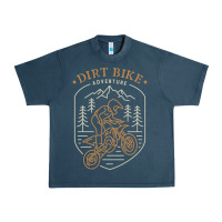 Midnight Navy dirt bike 1a Urban Heavy Tee - artisFamous