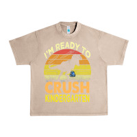 French Oak i'm ready to crush kindergarten dinosaur back to school kids t shirt Urban Heavy Tee - artisFamous