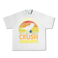 I'm Ready To Crush Kindergarten Dinosaur Back To School Kids T Shirt Urban Heavy Tee | Teevron