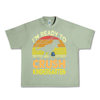 Oil Green i'm ready to crush kindergarten dinosaur back to school kids t shirt Urban Heavy Tee - artisFamous