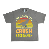 Tornado i'm ready to crush kindergarten dinosaur back to school kids t shirt Urban Heavy Tee - artisFamous