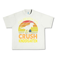 Pistachio i'm ready to crush kindergarten dinosaur back to school kids t shirt Urban Heavy Tee - artisFamous