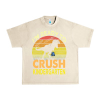 I'm Ready To Crush Kindergarten Dinosaur Back To School Kids T Shirt Urban Heavy Tee | Teevron