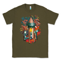 Army Green Let's get lit Classic Tee - FaDigitalArtStudio
