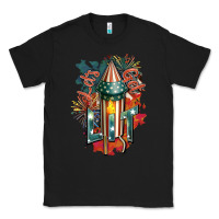 Black Let's get lit Classic Tee - FaDigitalArtStudio