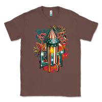 Chestnut Let's get lit Classic Tee - FaDigitalArtStudio