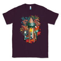 Plum Let's get lit Classic Tee - FaDigitalArtStudio