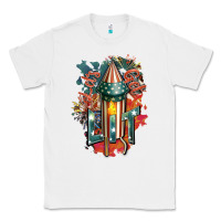 White Let's get lit Classic Tee - FaDigitalArtStudio