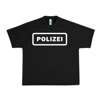 Black polizei Urban Heavy Tee - artisFamous