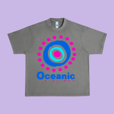 Lost Oceanic Airlines Urban Heavy Tee Designed By Artisfamous