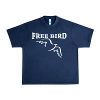 Navy lynyrd skynard free bird ronnie van zant Urban Heavy Tee - artisFamous