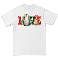 White christmas penguin love Premium Tee - FaDigitalArtStudio