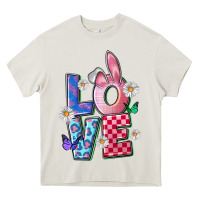 Cream easter love Heavy Core Tee - FaDigitalArtStudio
