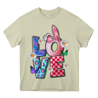 Mossy easter love Heavy Core Tee - FaDigitalArtStudio
