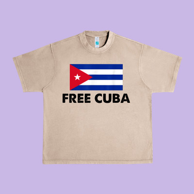 Free Cuba  Sos Cuba Cuba Pride Nuestra Cuba Urban Heavy Tee Designed By Artisfamous