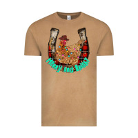 Vintage Camel horseshoe chicken Vintage Tee - CowhideDigitalArt