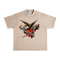 French Oak sailor jerry tattoo art military mermaid Urban Heavy Tee - artisFamous