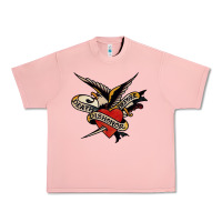 Salmon sailor jerry tattoo art military mermaid Urban Heavy Tee - artisFamous