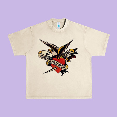Sailor Jerry Tattoo Art Military Mermaid Urban Heavy Tee Designed By Artisfamous
