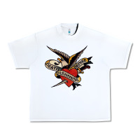 White sailor jerry tattoo art military mermaid Urban Heavy Tee - artisFamous