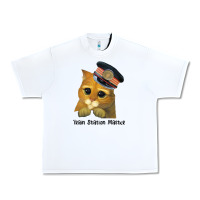 White cat tama train station master Urban Heavy Tee - artisFamous