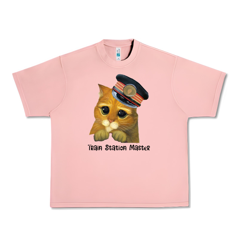 Cat Tama Train Station Master Urban Heavy Tee by artisFamous | Teevron