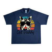 Navy cat daddy vintage Urban Heavy Tee - artisFamous