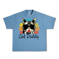 Pebble Blue cat daddy vintage Urban Heavy Tee - artisFamous