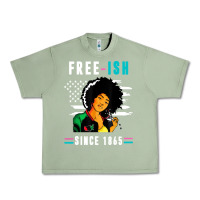 Oil Green juneteenth free ish since 1865 black Urban Heavy Tee - artisFamous