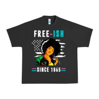 Juneteenth Free Ish Since 1865 Black Urban Heavy Tee | Teevron
