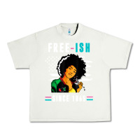 Pistachio juneteenth free ish since 1865 black Urban Heavy Tee - artisFamous