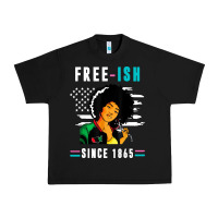 Juneteenth Free Ish Since 1865 Black Urban Heavy Tee | Teevron
