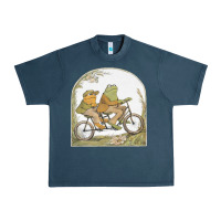 Midnight Navy frog and toad Urban Heavy Tee - artisFamous
